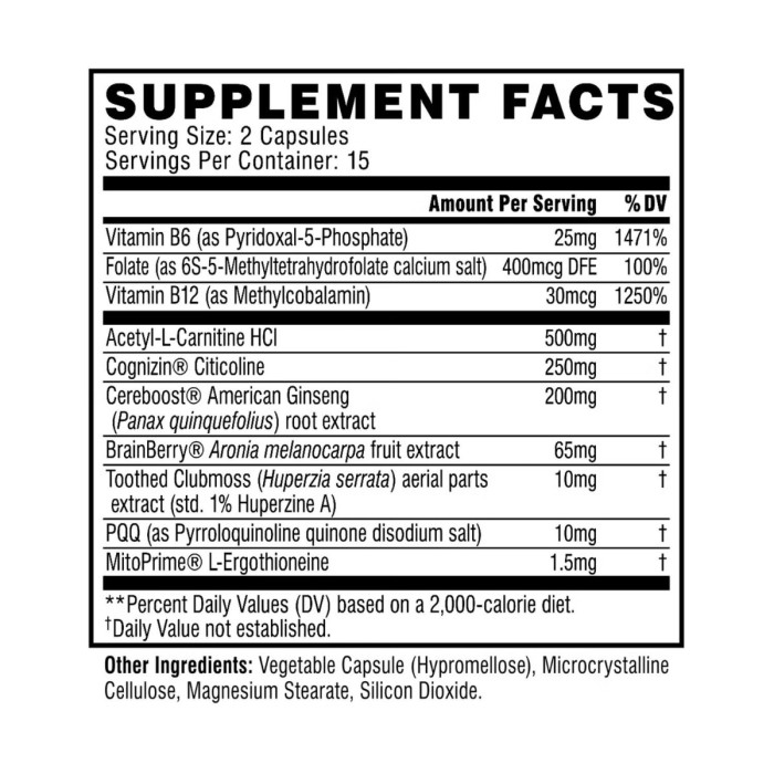 Cellucor Super Brain Cognitive Booster, Formula Avansata Pentru Imbunatatirea Performantei Cognitive, 30 Cps Cellucor Super Brain Cognitive Booster, Formula Avansata Pentru Imbunatatirea Performantei Cognitive, 30 Cps