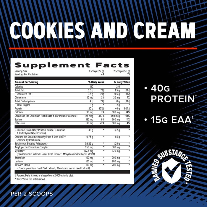 Gnc Amp Wheybolic Alpha Myotor, Proteina Din Zer Cu Aroma De Biscuiti Cu Crema, 1276 G Gnc Amp Wheybolic Alpha Myotor, Proteina Din Zer Cu Aroma De Biscuiti Cu Crema, 1276 G