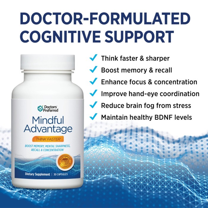 Doctors' Preferred Mindful Advantage, Supliment Pentru Sanatatea Cognitiva, 30 Cps Doctors' Preferred Mindful Advantage, Supliment Pentru Sanatatea Cognitiva, 30 Cps