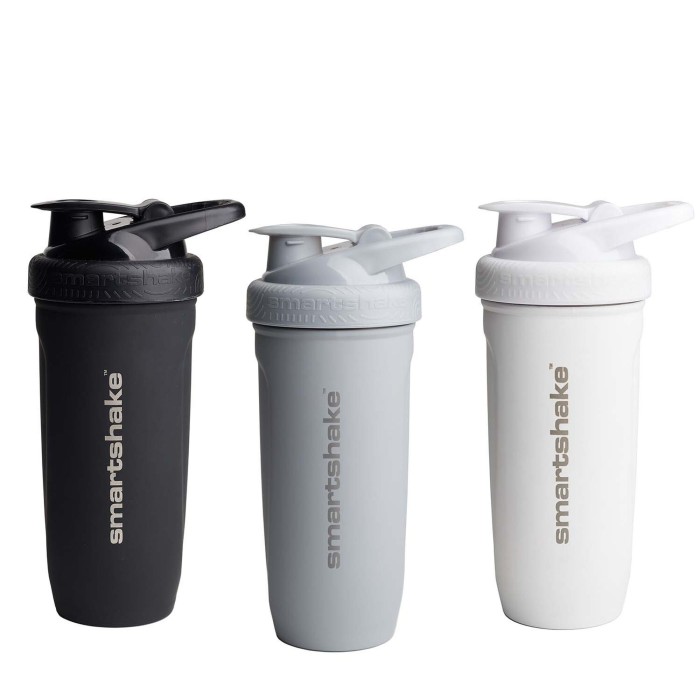 Smartshake Reforce Shaker Din Inox Gri, 900 Ml Smartshake Reforce Shaker Din Inox Gri, 900 Ml