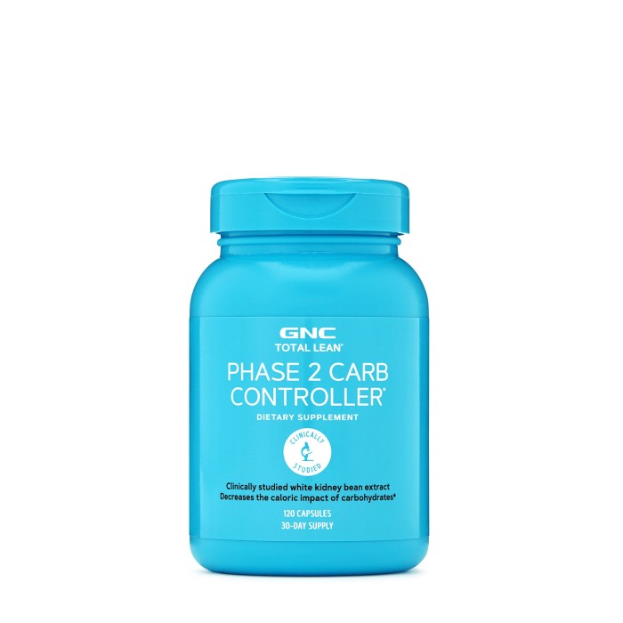 Gnc Total Lean Phase 2 Carb Controller, Controlul Carbohidratilor, 120 Cps Gnc Total Lean Phase 2 Carb Controller, Controlul Carbohidratilor, 120 Cps