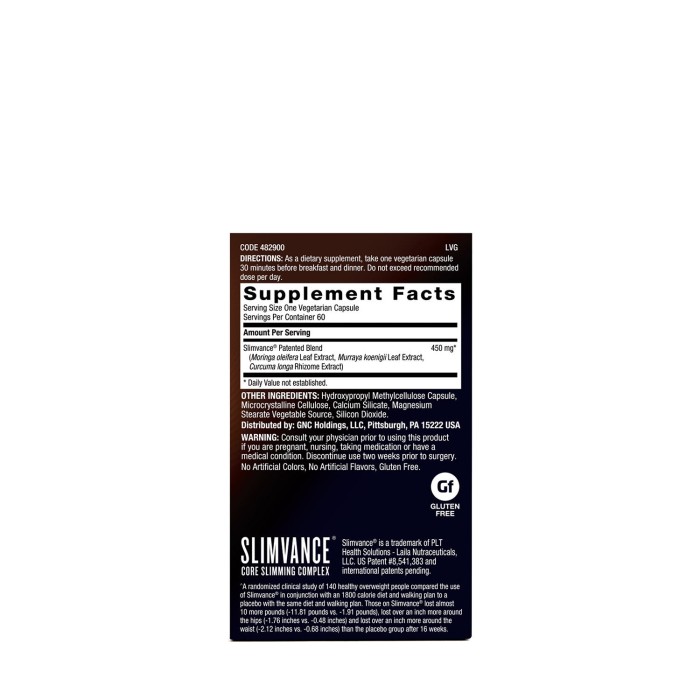 Bodydynamix Slimvance Core Slimming Complex Stimulant Free, Formula Pentru Controlul Greutatii, 60 Cps Bodydynamix Slimvance Core Slimming Complex Stimulant Free, Formula Pentru Controlul Greutatii, 60 Cps