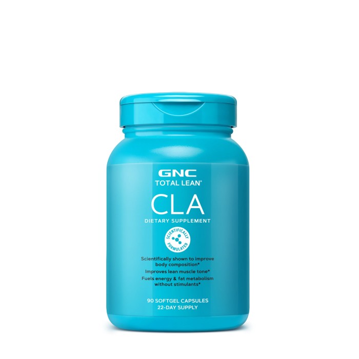 Gnc Total Lean Cla, Acid Linoleic Conjugat, 90 Cps Gnc Total Lean Cla, Acid Linoleic Conjugat, 90 Cps