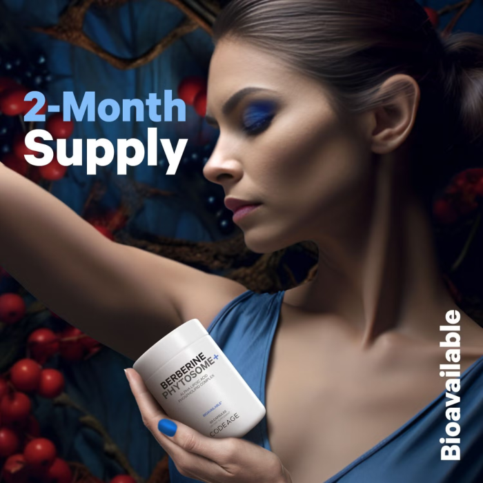 Codeage Berberine Phytosome,formula Pentru Echilibru Glicemic Si Sustinerea Metabolismului Cu Berberina, 60 Cps Codeage Berberine Phytosome,formula Pentru Echilibru Glicemic Si Sustinerea Metabolismului Cu Berberina, 60 Cps