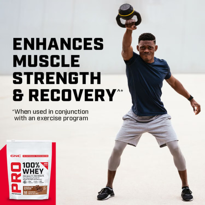 Gnc Pro Performance 100% Whey, Proteina Din Zer Cu Aroma De Ciocolata, Testata Antidoping, 396g Gnc Pro Performance 100% Whey, Proteina Din Zer Cu Aroma De Ciocolata, Testata Antidoping, 396g