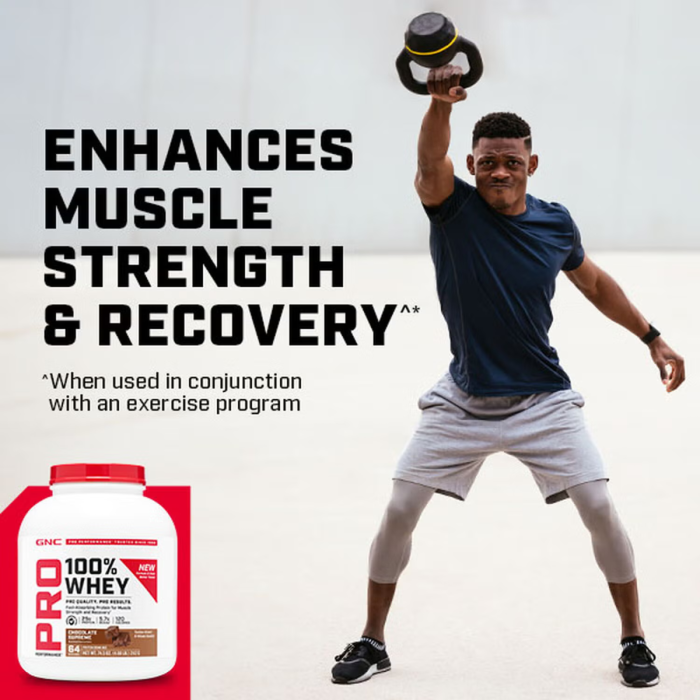 Gnc Pro Performance 100% Whey, Proteina Din Zer Cu Aroma De Ciocolata, Testata Antidoping, 2112g Gnc Pro Performance 100% Whey, Proteina Din Zer Cu Aroma De Ciocolata, Testata Antidoping, 2112g