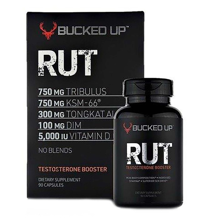 Bucked Up Rut Testosterone Booster, Formula Avansata Pentru Testosteron, 90 Cps Bucked Up Rut Testosterone Booster, Formula Avansata Pentru Testosteron, 90 Cps