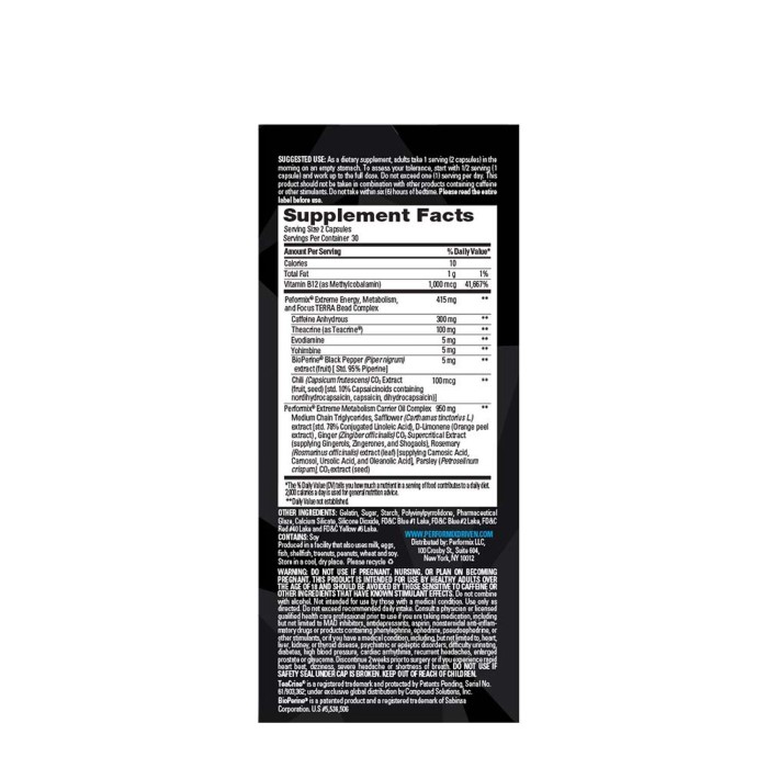 Performix Sst V2x, Termogenic, 60 Cps Performix Sst V2x, Termogenic, 60 Cps
