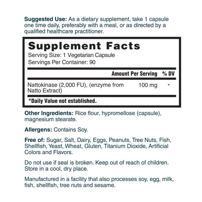 Doctor’s Best Nattokinase 2000 Fu, Suport Natural Pentru Sanatatea Cardiovasculara, 90 Cps Doctor’s Best Nattokinase 2000 Fu, Suport Natural Pentru Sanatatea Cardiovasculara, 90 Cps