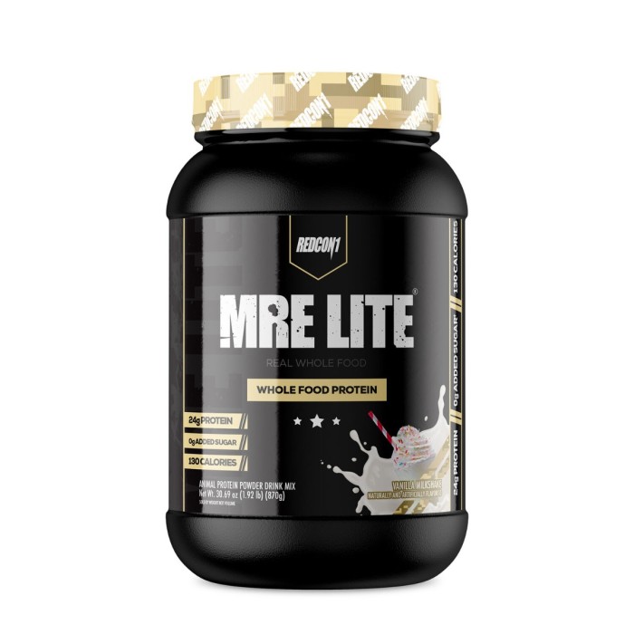 Redcone1 Mre Lite, Proteina De Origine Animala Cu Aroma De Milkshake De Vanilie, 870 G Redcone1 Mre Lite, Proteina De Origine Animala Cu Aroma De Milkshake De Vanilie, 870 G