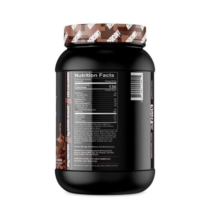 Redcone1 Mre Lite, Proteina De Origine Animala Cu Aroma De Negresa Cu Ciocolata, 870 G Redcone1 Mre Lite, Proteina De Origine Animala Cu Aroma De Negresa Cu Ciocolata, 870 G