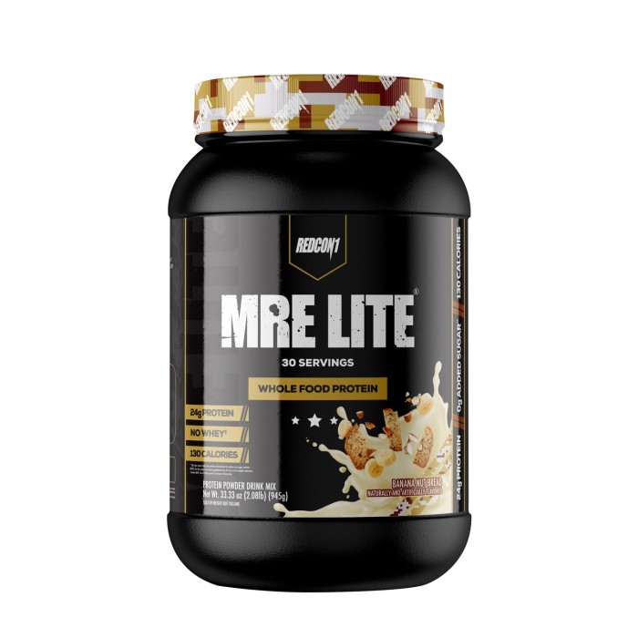 Redcone1 Mre Lite, Proteina De Origine Animala Cu Aroma De Paine Cu Nuci Si Banane, 945 G Redcone1 Mre Lite, Proteina De Origine Animala Cu Aroma De Paine Cu Nuci Si Banane, 945 G