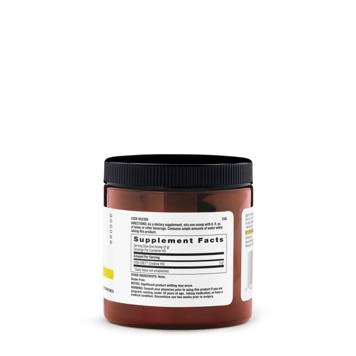 Beyond Raw Chemistry Labs Creatine Hcl, Creatina Hidroclorida, 120 G Beyond Raw Chemistry Labs Creatine Hcl, Creatina Hidroclorida, 120 G