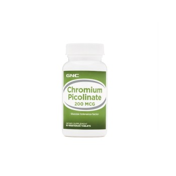 Gnc Chromium Picolinate 200 Mcg, Crom Picolinat, 90 Tb