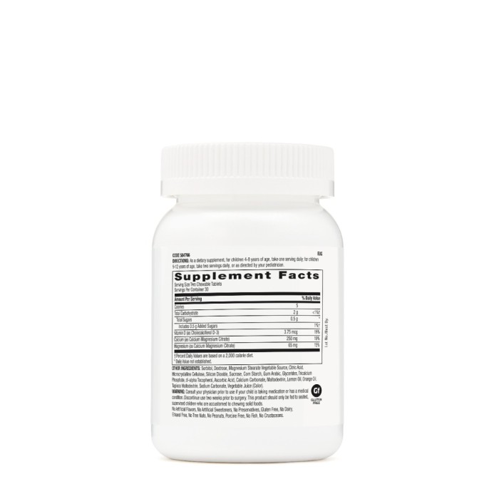 Gnc Milestones Kids Chewable Calcium, Calciu Pentru Copii 4-12 Ani, Cu Aroma Naturala De Limonada Si Afine, 60 Tb Gnc Milestones Kids Chewable Calcium, Calciu Pentru Copii 4-12 Ani, Cu Aroma Naturala De Limonada Si Afine, 60 Tb