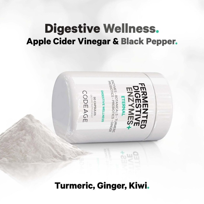 Codeage Fermented Digestive Enzymes With Probiotics & Prebiotics, Enzime Digestive Cu Probiotice Si Prebiotice Pentru Sustinerea Digestiei, 90 Cps Codeage Fermented Digestive Enzymes With Probiotics & Prebiotics, Enzime Digestive Cu Probiotice Si Prebiotice Pentru Sustinerea Digestiei, 90 Cps