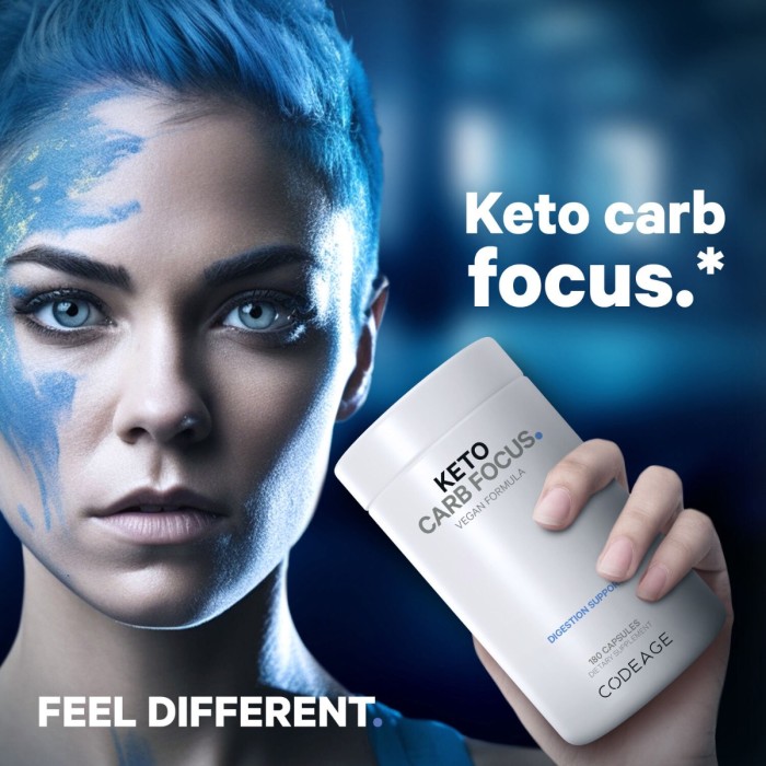 Codeage Keto Carb Focus, Formula Pentru Inhibarea Asimilarii De Carbohidrati, 180 Cps Codeage Keto Carb Focus, Formula Pentru Inhibarea Asimilarii De Carbohidrati, 180 Cps