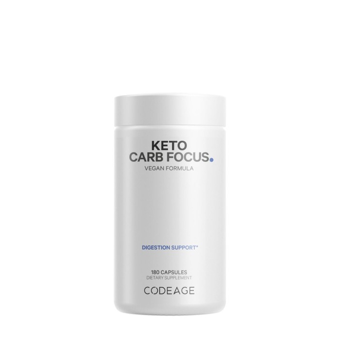Codeage Keto Carb Focus, Formula Pentru Inhibarea Asimilarii De Carbohidrati, 180 Cps Codeage Keto Carb Focus, Formula Pentru Inhibarea Asimilarii De Carbohidrati, 180 Cps
