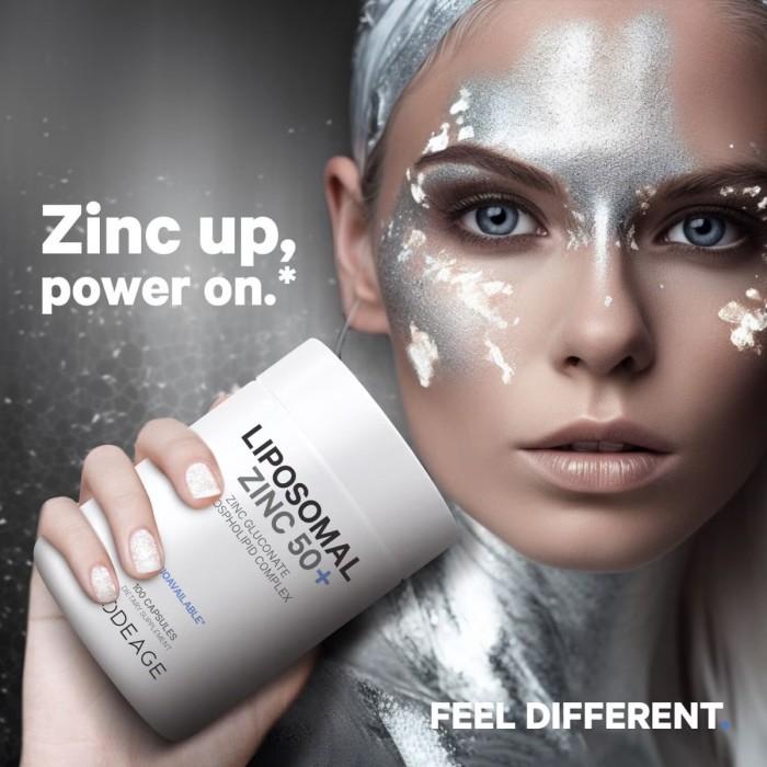 Codeage Liposomal Zinc 50+, Zinc Lipozomal 50+ Complex De Fosfolipide, 100 Cps Codeage Liposomal Zinc 50+, Zinc Lipozomal 50+ Complex De Fosfolipide, 100 Cps