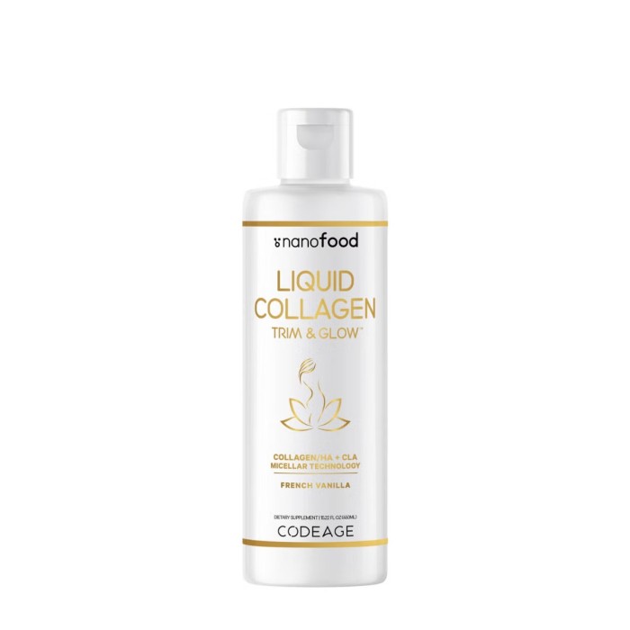 Codeage Trim & Glow, Formula Inovatoare Pentru Gestionarea Greutatii Si Frumusetea Pielii Cu Aroma De Vanilie Frantuzeasca, 450 Ml Codeage Trim & Glow, Formula Inovatoare Pentru Gestionarea Greutatii Si Frumusetea Pielii Cu Aroma De Vanilie Frantuzeasca, 450 Ml