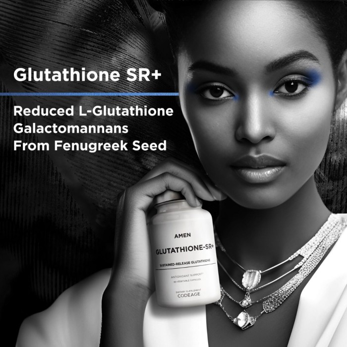 Codeage Amen Glutathione Sustained Release, Glutation 250 Mg Cu Eliberare Prelungita, 60 Cps Codeage Amen Glutathione Sustained Release, Glutation 250 Mg Cu Eliberare Prelungita, 60 Cps