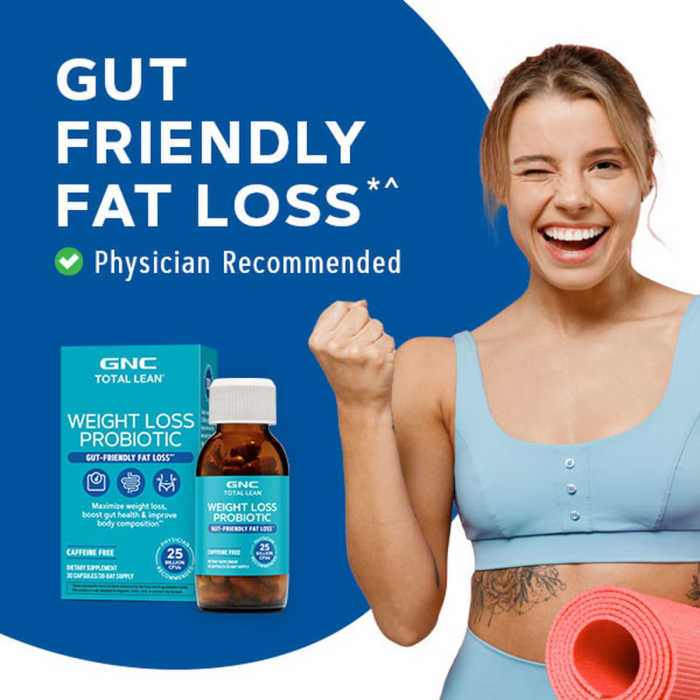 Gnc Total Lean Weight Loss Probiotic, Probiotic Lab4 Studiat Clinic, 25 Miliarde Ufc Culturi Vii Pentru Controlul Greutatii, 30 Cps