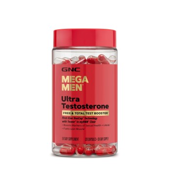 Gnc Mega Men Ultra Testosterone, Formula Avansata Pentru Cresterea Testosteronului Liber Si Total, 120 Cps