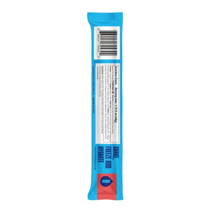 Hydra Pops Electrolyte Popsicles, Electroliti Fara Zahar Cu Aroma De Mere, 288 G Hydra Pops Electrolyte Popsicles, Electroliti Fara Zahar Cu Aroma De Mere, 288 G