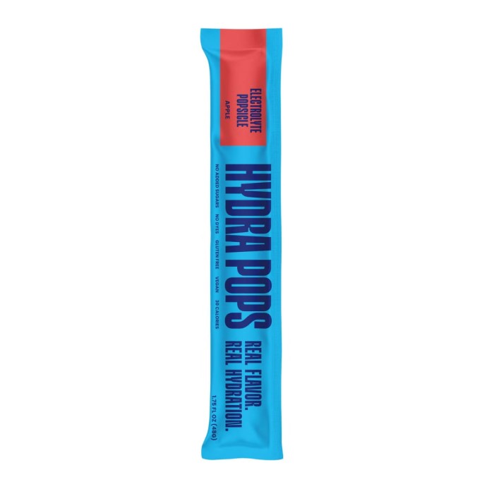 Hydra Pops Electrolyte Popsicles, Electroliti Fara Zahar Cu Aroma De Mere, 288 G Hydra Pops Electrolyte Popsicles, Electroliti Fara Zahar Cu Aroma De Mere, 288 G