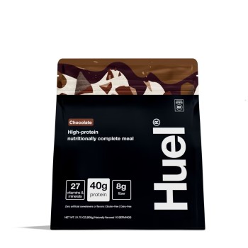 Huel Black Edition, High-protein Meal Powder, Masa Completa Bogata In Proteine 100% Vegana, Cu Aroma De Ciocolata, 900 G
