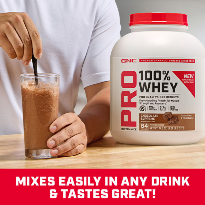 Gnc Pro Performance 100% Whey, Proteina Din Zer Cu Aroma De Capsuni, Testata Antidoping, 1985g Gnc Pro Performance 100% Whey, Proteina Din Zer Cu Aroma De Capsuni, Testata Antidoping, 1985g