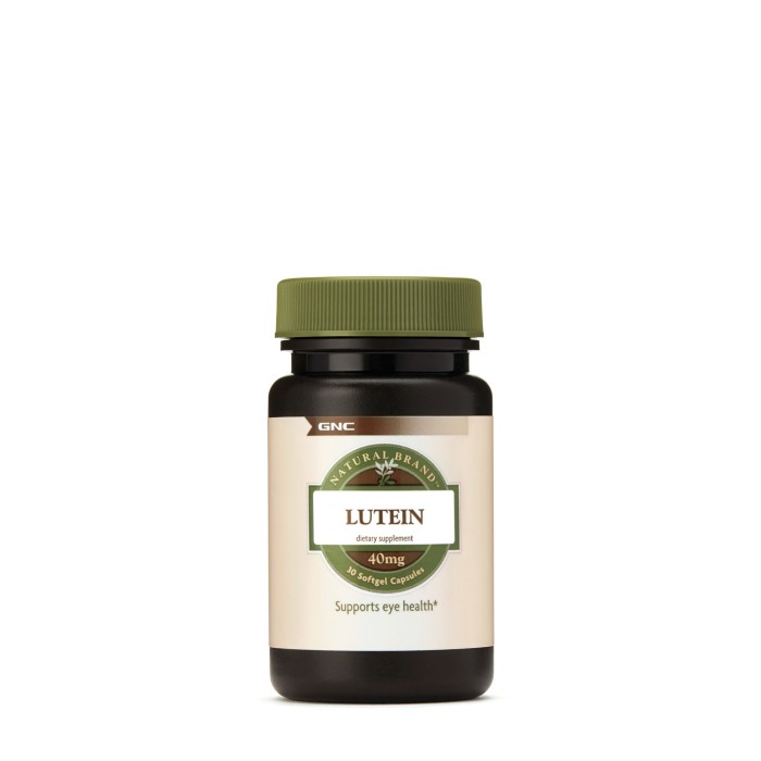 Gnc Natural Brand Lutein 40 Mg, Luteina, 30 Cps Gnc Natural Brand Lutein 40 Mg, Luteina, 30 Cps
