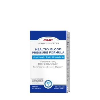 Gnc Preventive Nutrition Healthy Blood Pressure Formula, Formula Pentru Reglarea Tensiunii Arteriale, 90 Cps