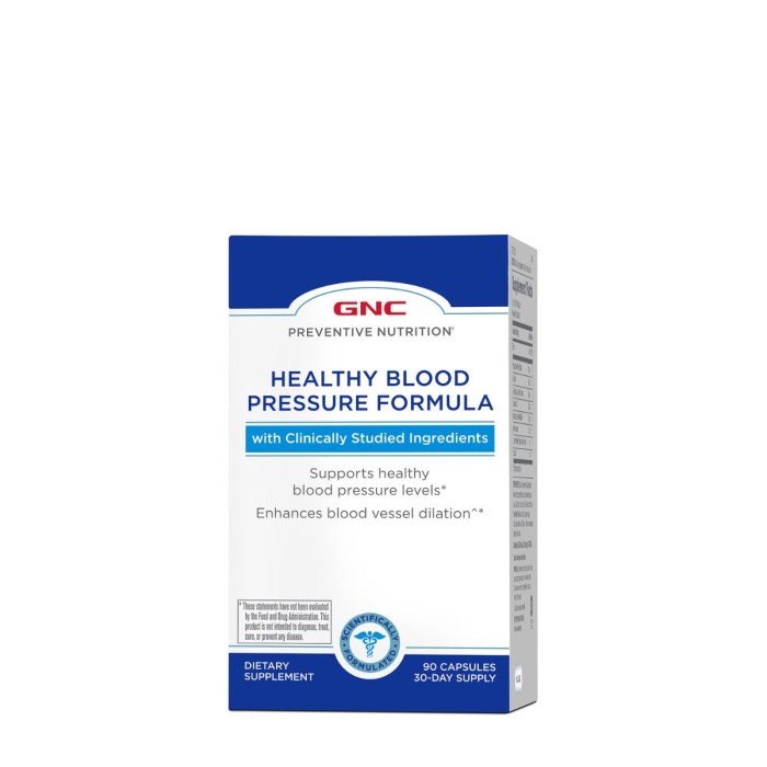 Gnc Preventive Nutrition Healthy Blood Pressure Formula, Formula Pentru Reglarea Tensiunii Arteriale, 90 Cps Gnc Preventive Nutrition Healthy Blood Pressure Formula, Formula Pentru Reglarea Tensiunii Arteriale, 90 Cps