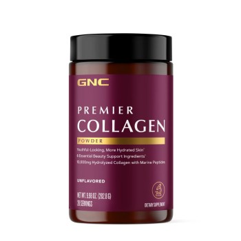 Gnc Premier Collagen Powder, Formula Premium De Peptide De Colagen Hidrolizat Fara Aroma, 282.8 G