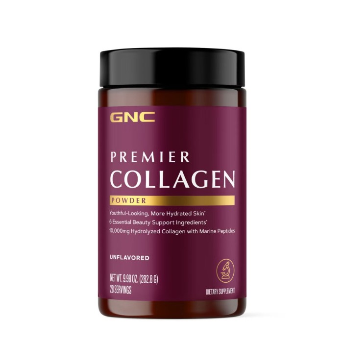 Gnc Premier Collagen Powder, Formula Premium De Peptide De Colagen Hidrolizat Fara Aroma, 282.8 G Gnc Premier Collagen Powder, Formula Premium De Peptide De Colagen Hidrolizat Fara Aroma, 282.8 G