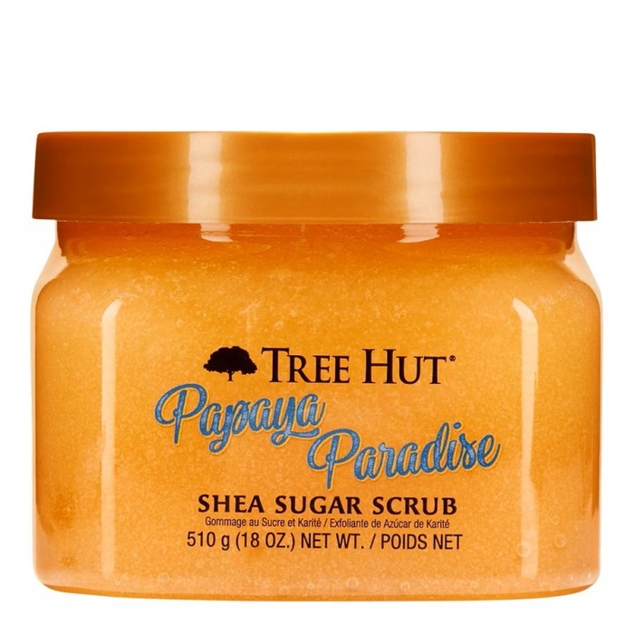 Tree Hut Shea Sugar Scrub Papaya Paradise, 510 G Tree Hut Shea Sugar Scrub Papaya Paradise, 510 G