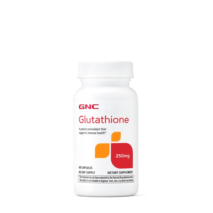 Gnc L-glutation Setria 250 Mg, 60 Cps Gnc L-glutation Setria 250 Mg, 60 Cps