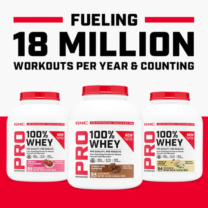 Gnc Pro Performance 100% Whey, Proteina Din Zer Cu Aroma De Biscuiti Si Frisca, Testata Antidoping, 2201 G Gnc Pro Performance 100% Whey, Proteina Din Zer Cu Aroma De Biscuiti Si Frisca, Testata Antidoping, 2201 G