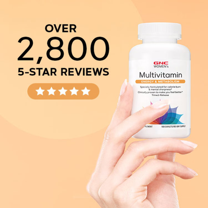 Gnc Women's Ultra Mega Energy & Metabolism, Complex De Multivitamine Pentru Femei, 180 Tb