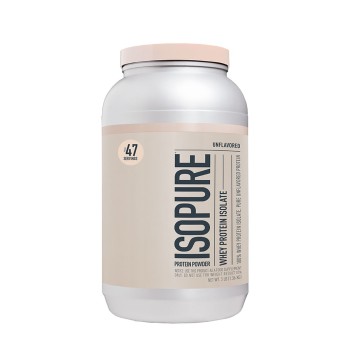 Isopure Zero Carb, Proteina Izolata Din Zer Fara Carbohidrati, Fara Aroma, 1360g