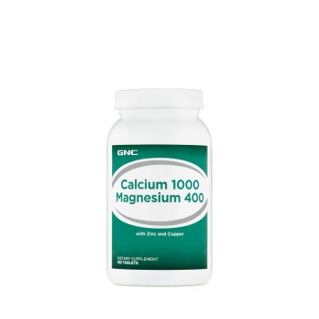 Gnc Calciu 1000 Mg Magneziu 400 Mg, 180 Tb