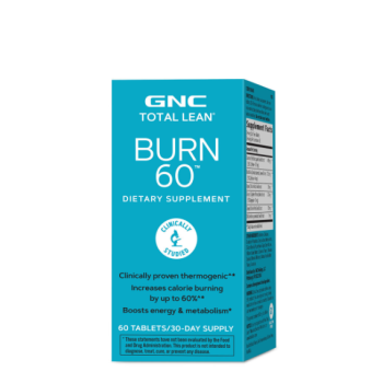 Gnc Total Lean Burn 60, Formula Termogenica Pentru Stimularea Metabolismului, 60 Tb