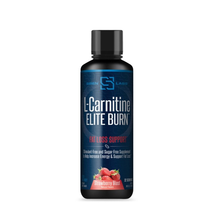 Sirenlabs L-carnitine Elite Burn, L-carnitina Lichida, Cu Aroma De Capsuni, 480 Ml Sirenlabs L-carnitine Elite Burn, L-carnitina Lichida, Cu Aroma De Capsuni, 480 Ml