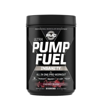 Pmd Ultra Pump Fuel Insanity Cherry Slush Flavor, Formula Pre-workout Cu Aroma De Cirese, 930 G