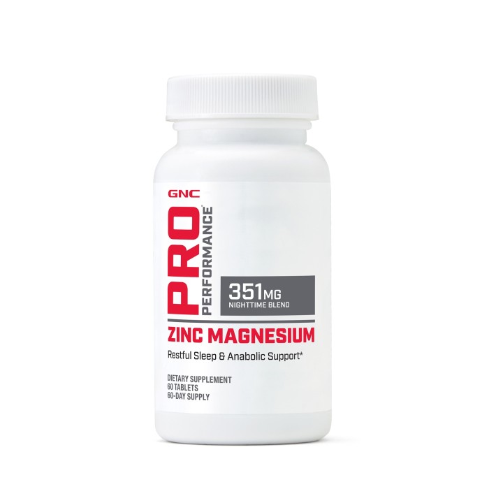 Gnc Pro Performance Zinc Magnesium, Complex De Zinc, Magneziu Si Aminoacizi, 60 Tb Gnc Pro Performance Zinc Magnesium, Complex De Zinc, Magneziu Si Aminoacizi, 60 Tb