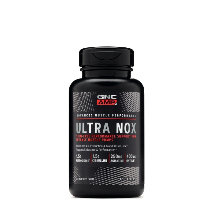 Gnc Amp Ultra Nox, Formula Pentru Pompare Musculara Si Oxid Nitric, 120 Tb Gnc Amp Ultra Nox, Formula Pentru Pompare Musculara Si Oxid Nitric, 120 Tb