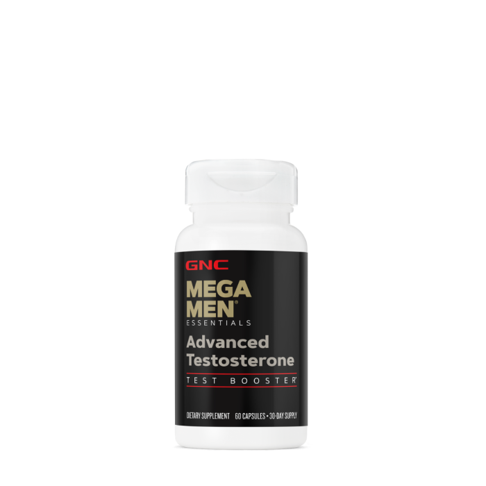 Gnc Mega Men Advanced Testosterone, Formula Pentru Testosteron Cu Tongkat Ali, 60 Tb Gnc Mega Men Advanced Testosterone, Formula Pentru Testosteron Cu Tongkat Ali, 60 Tb