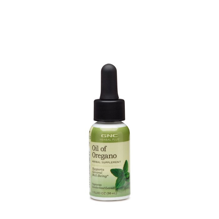Gnc Herbal Plus Oil Of Oregano, Ulei De Oregano, 30 Ml Gnc Herbal Plus Oil Of Oregano, Ulei De Oregano, 30 Ml