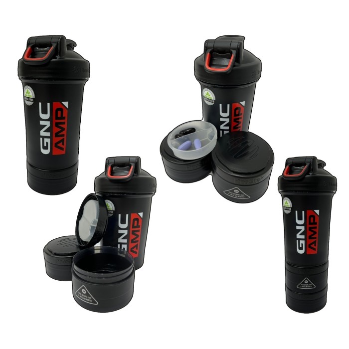 Gnc Blender Bottle Shaker Cup V2, Prostak Compartiment Pentru Suplimente, 450 Ml Gnc Blender Bottle Shaker Cup V2, Prostak Compartiment Pentru Suplimente, 450 Ml
